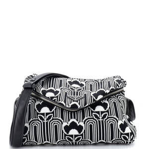 Prada Signaux Shoulder Bag Jacquard #229977P13B